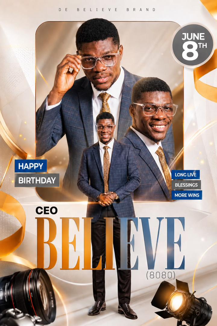 Happy Birthday to the Visionary CEO of DE BELIEVE BRAND 🎉